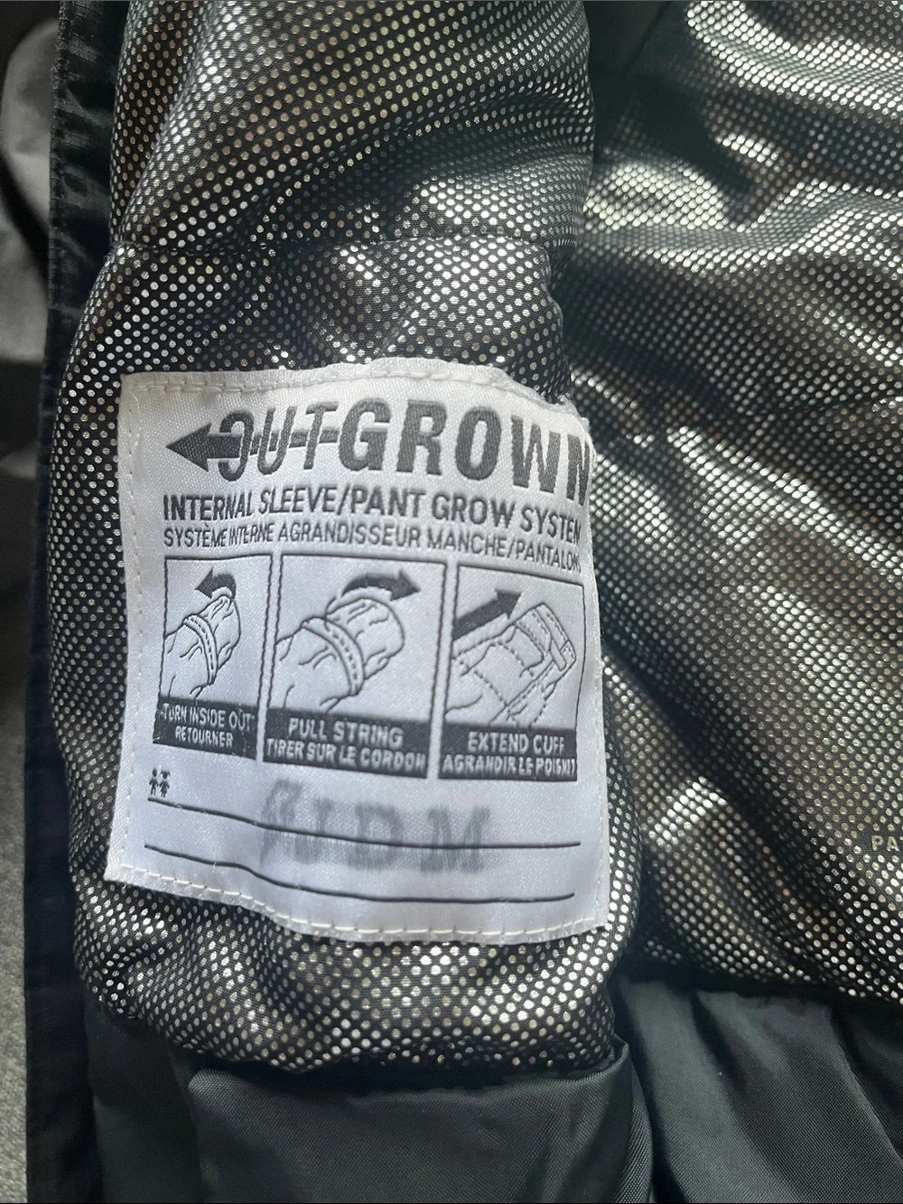 Columbia Kids Hooded Jacket in Gray and Black